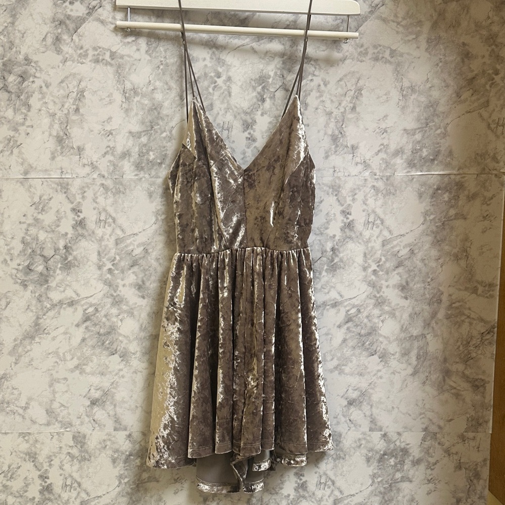 Silence + Noise Gray Romper